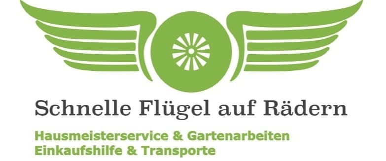 Logo Schnelle Flügel auf Rädern